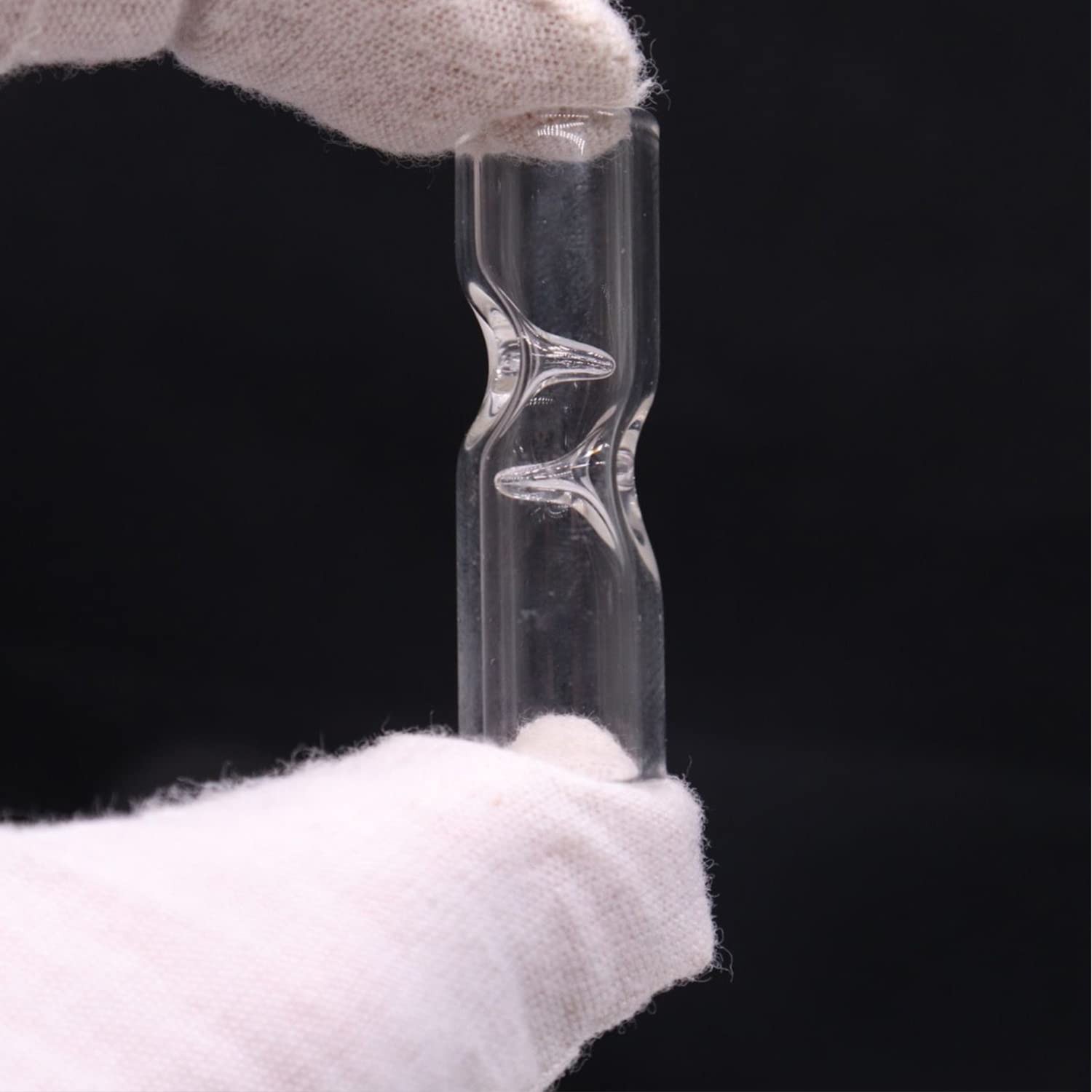 Reusable Glass Filter Tips Mouthpieces, Glass Tip Ø9mm Outer Diameter 35mm Lengt
