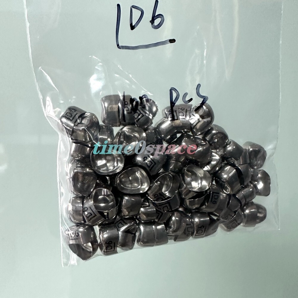 48 sizes Dental Kids Crown Primary Molar Pediatric Crowns Stainless Steel 5pcs