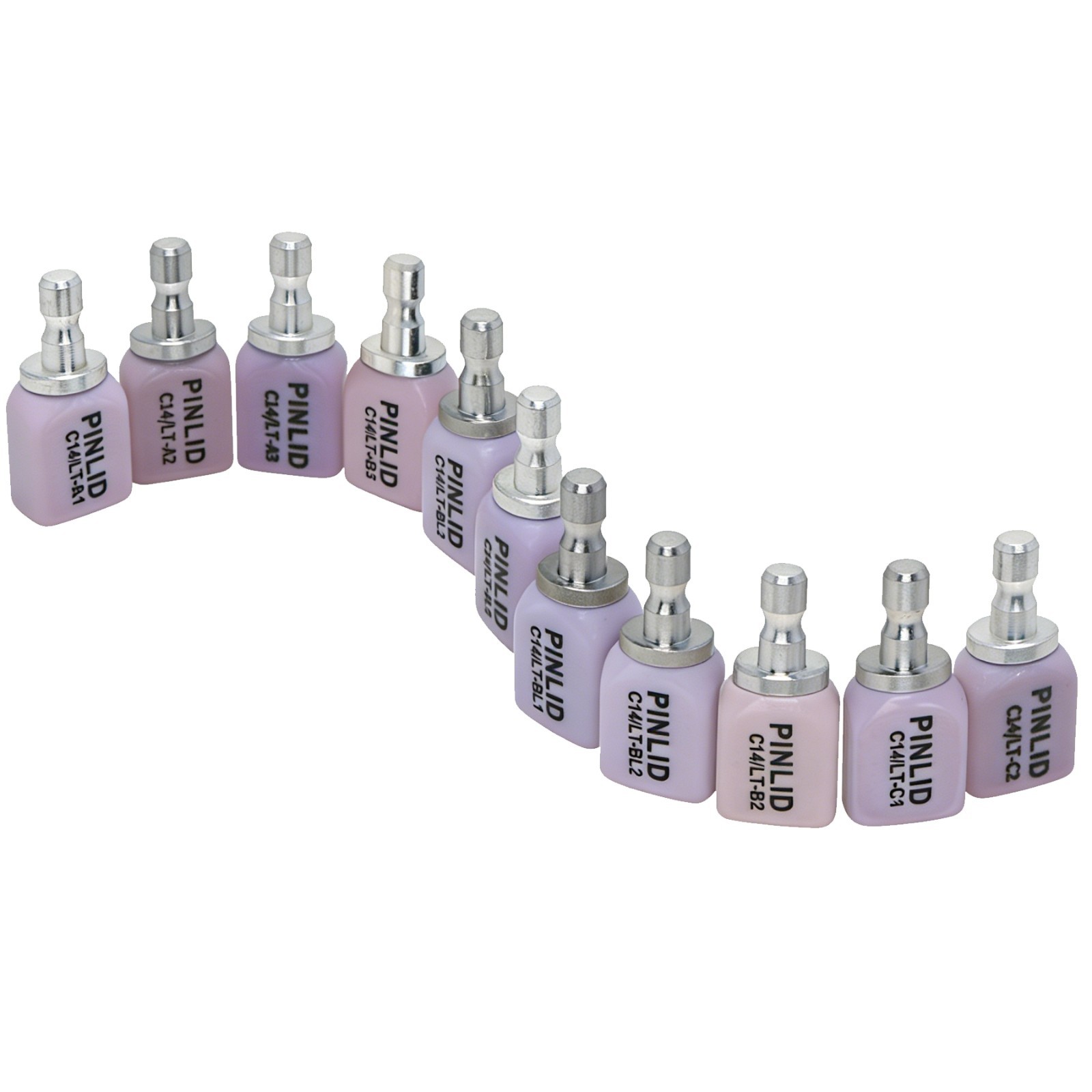 US C14 Dental Glass-Ceramic Lithium Disilicate Blocks Emax Chairside CAD/CAM LT