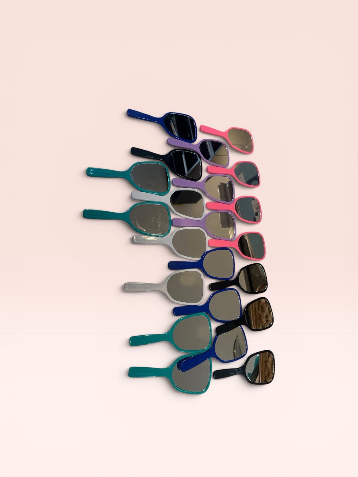 Bulk Lot 23 7” Handheld Mirrors Multicolor Therapy SEL Classroom Teachers Group
