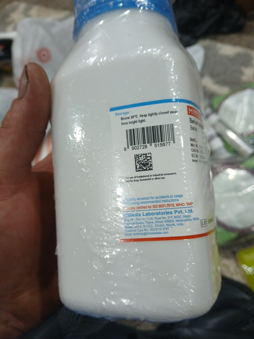 HiMedia GRM3945-500G Potassium Phosphate Dibasic, ACS, 500g 05/2028 Exp New Seal