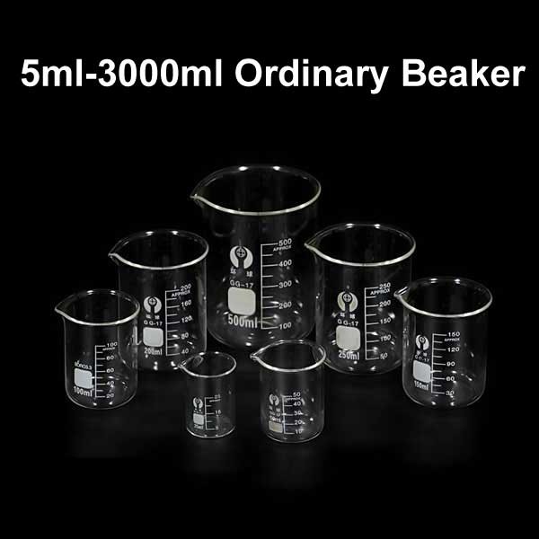 Wholesale 5ml – 3000ml Laboratory Chemistry Borosilicate Measuring Glass Beakers
