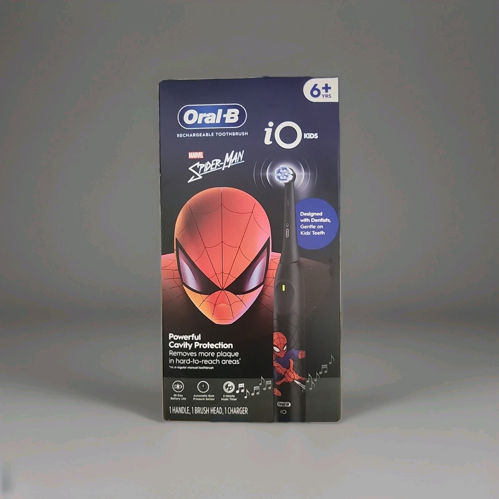🆕Oral-B iO Marvel Spiderman Electric Rechargeable 🦷 🪥, Kids 6+ Brand 🆕 In 🎁