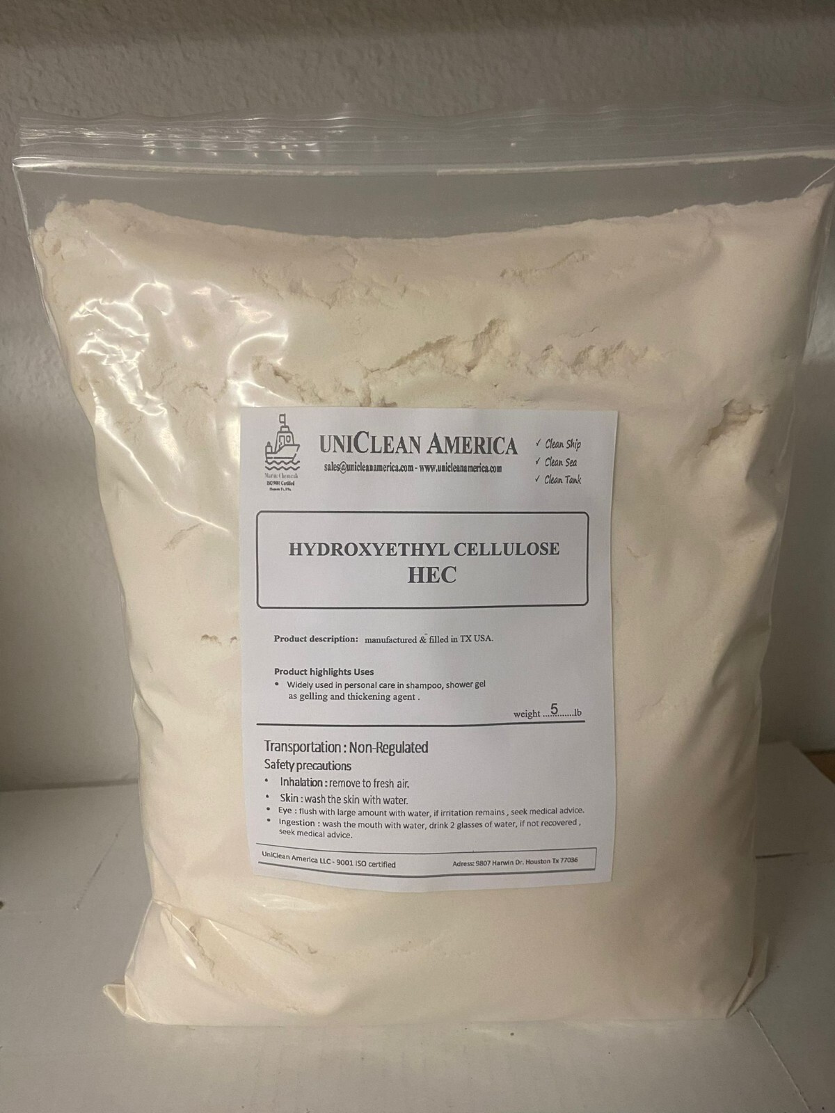 HEC – Hydroxyethyl cellulose (HEC) / made in USA