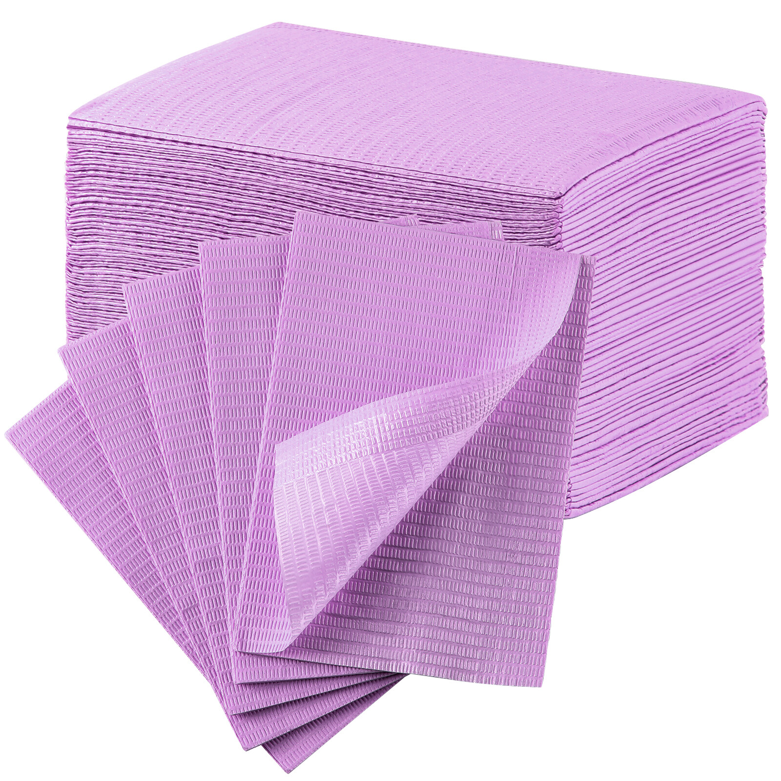 3Ply Dental Patient Bibs 50pcs Waterproof Bibs Medical Tattoo Towel Cover 13×18″