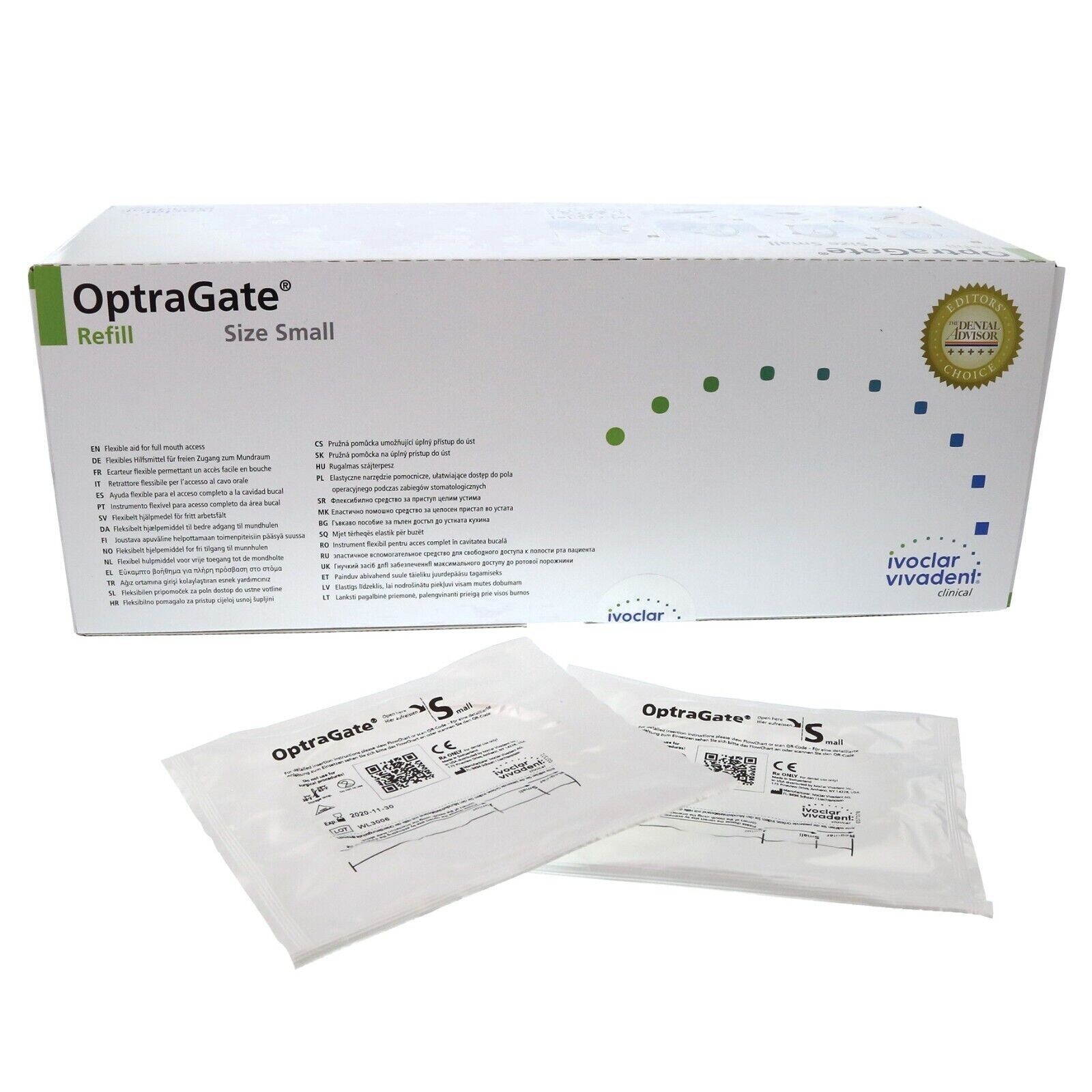 Ivoclar OptraGate Assortment Non Latex Optragate Lip & Cheek Retractor 40pc/pk
