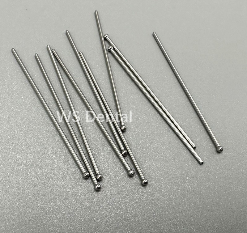10Pcs Dental Ball Retainer J Clasp Oblique Clasps Bars Ball-Type 0.7/0.8/0.9/1.0
