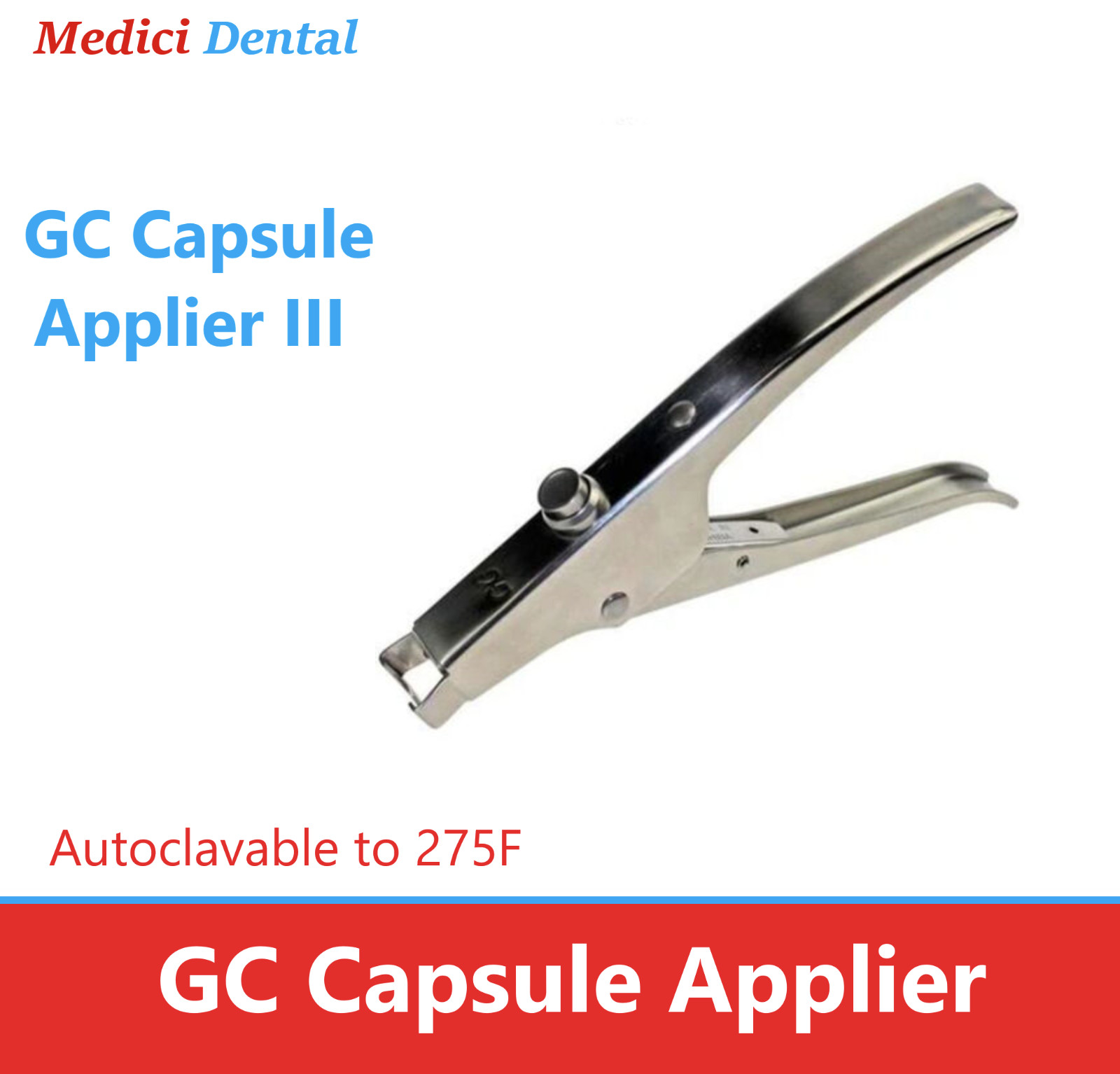 Dental GC Capsule Applier III Universal – Use with All GC materials in capsules