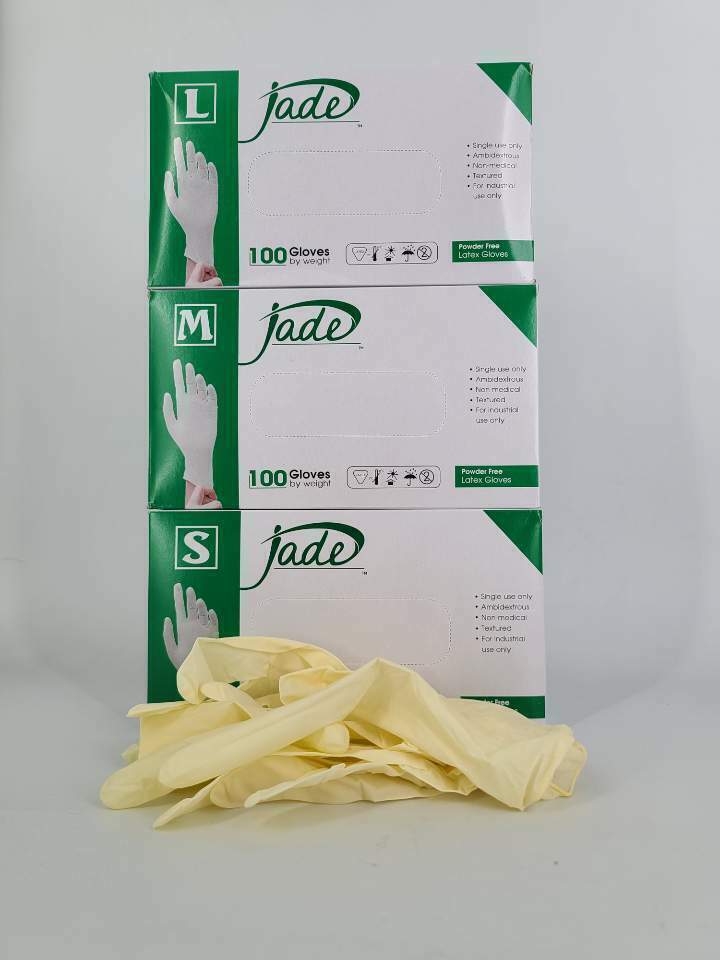 Latex Disposable Gloves Powder Free 100 Pieces ( Choose Your Size!!!)