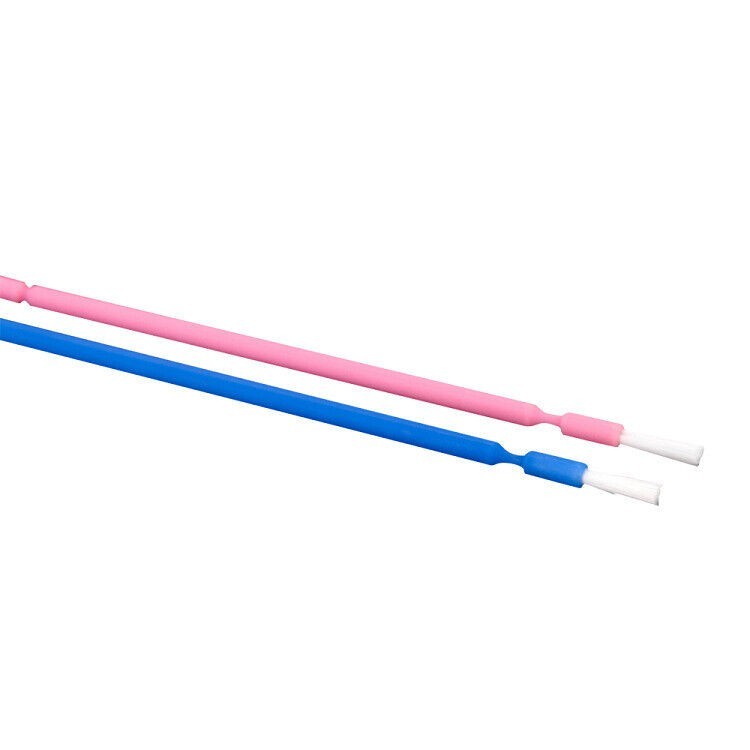 Dental Long Shank Bendable Oral Disposable Micro Brush Applicator Pink/Blue