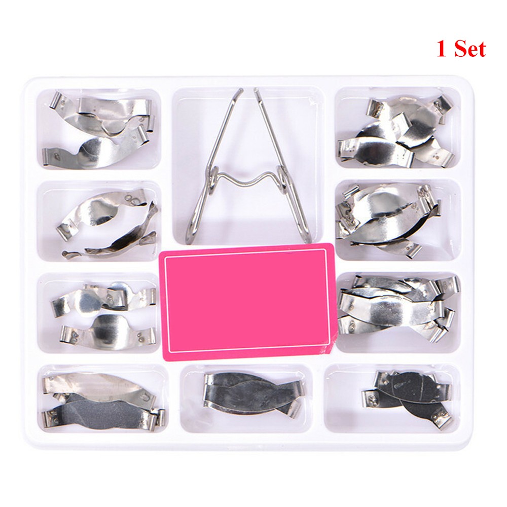 1Box/36PCS Dental Saddle Contoured Metal Matrices Matrix With Springclip New