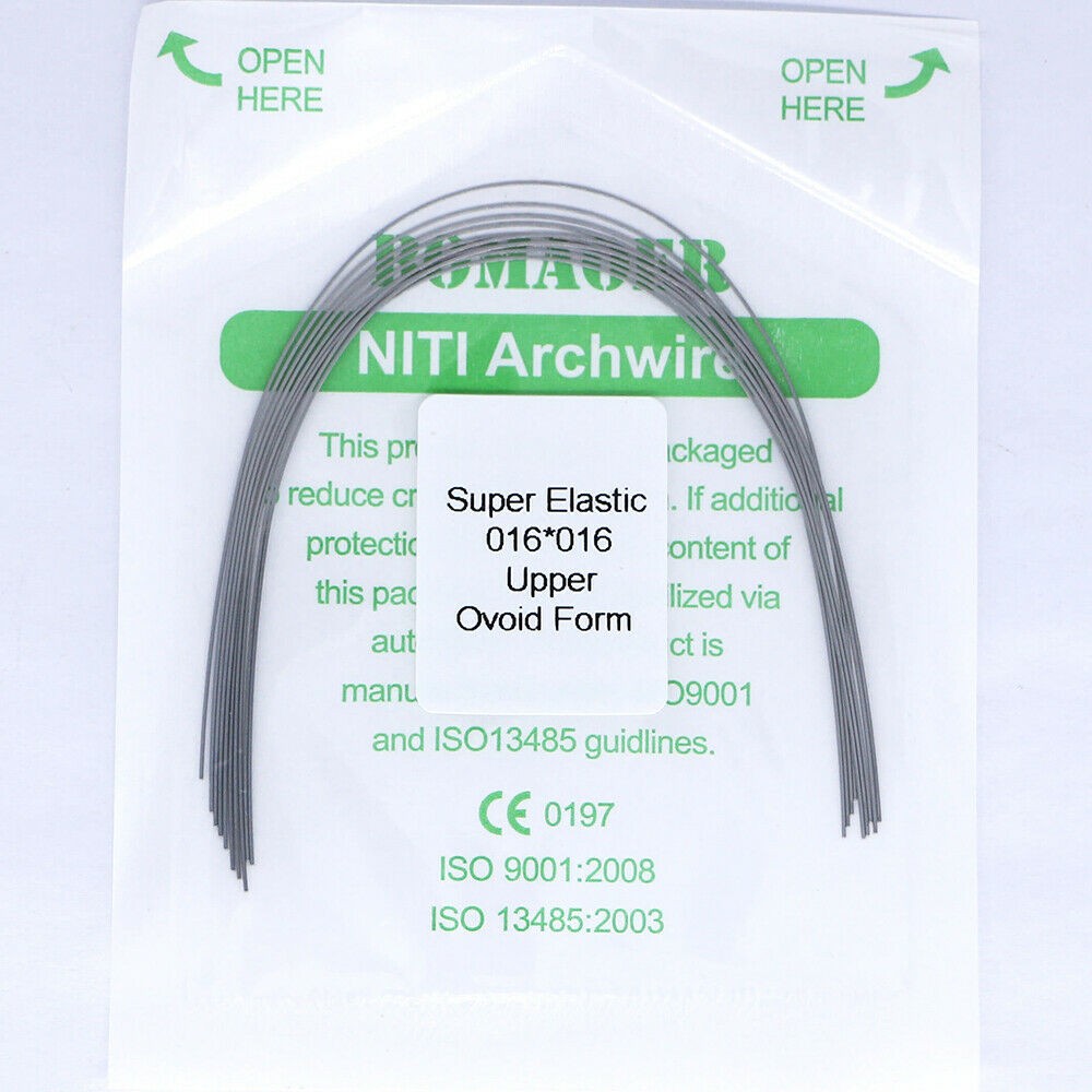 5×Dental Orthodontic Super Elastic Ni-Ti Arch Rectangular Wire Oval 16×16 Upper