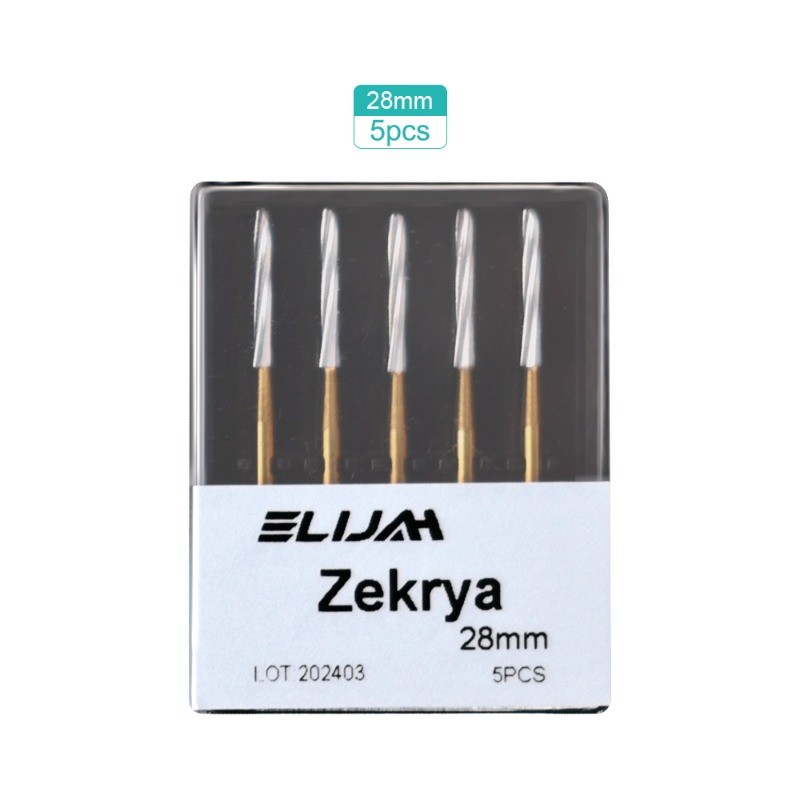 Dental Surgical Bone Cutters Zekrya Endo Z Carbide Burs Non-Cutting Tip FG 1.6mm