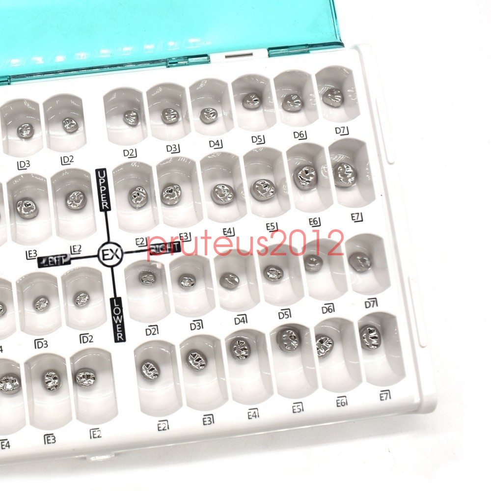 Dental Stainless Steel Primary Pediatric Pedo Molar Crowns Baby Kids Teeth Crown