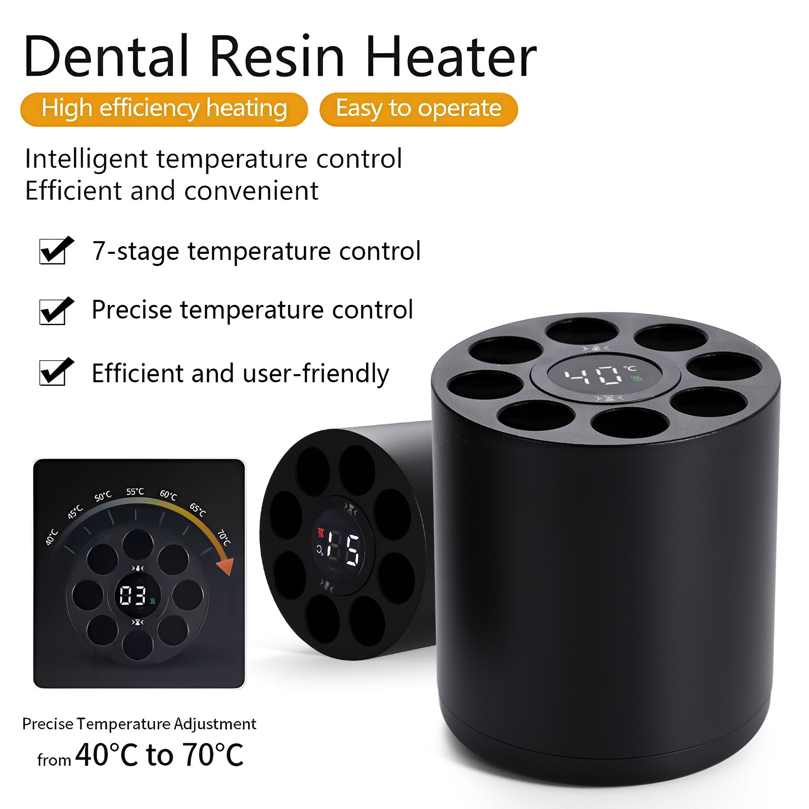 Dental Composite Anesthesia Heater Thermostats Warmer Heating US/EU Plug