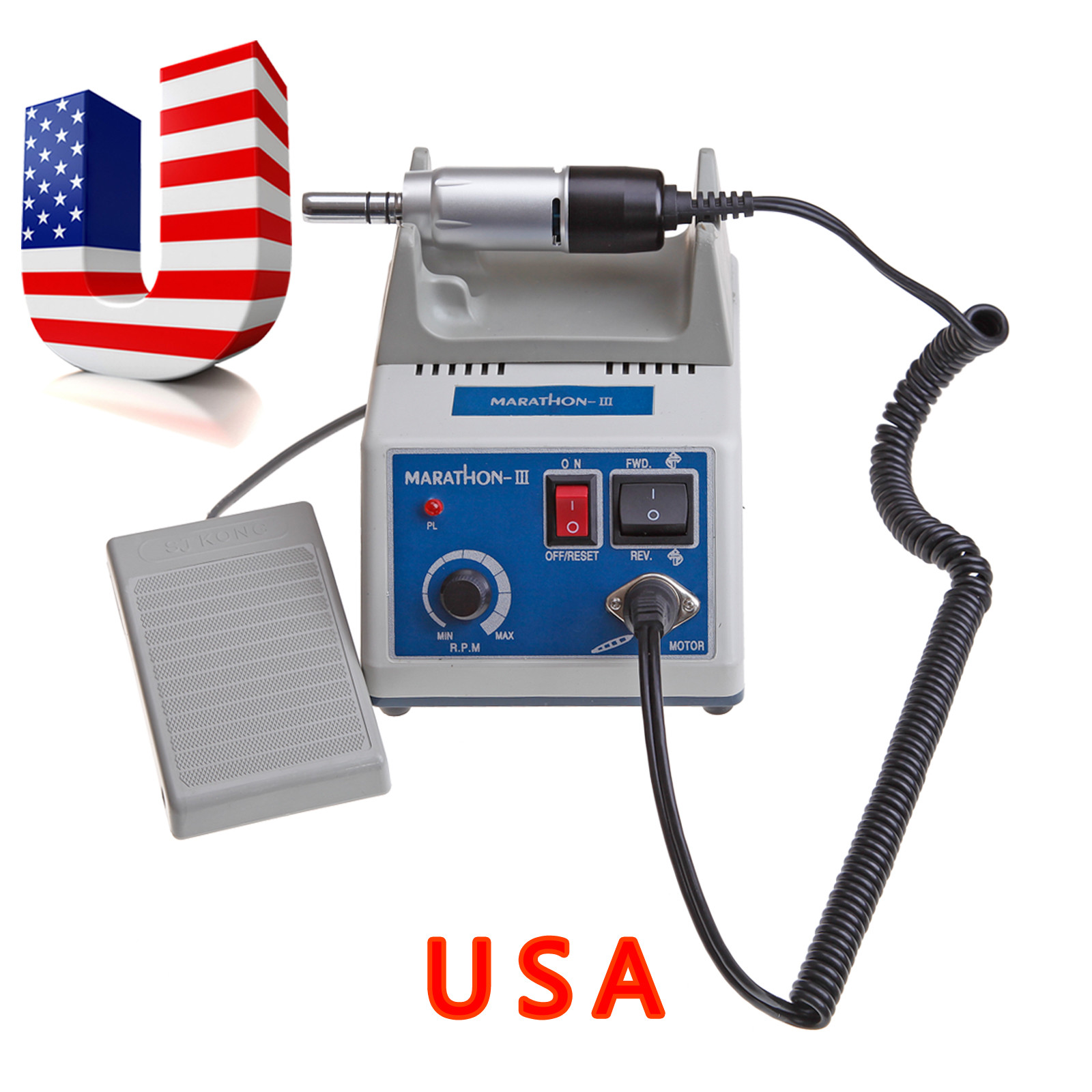 USA Dental Lab Marathon Polishing POLISHER E-type Electric Micromotor 35K RPM