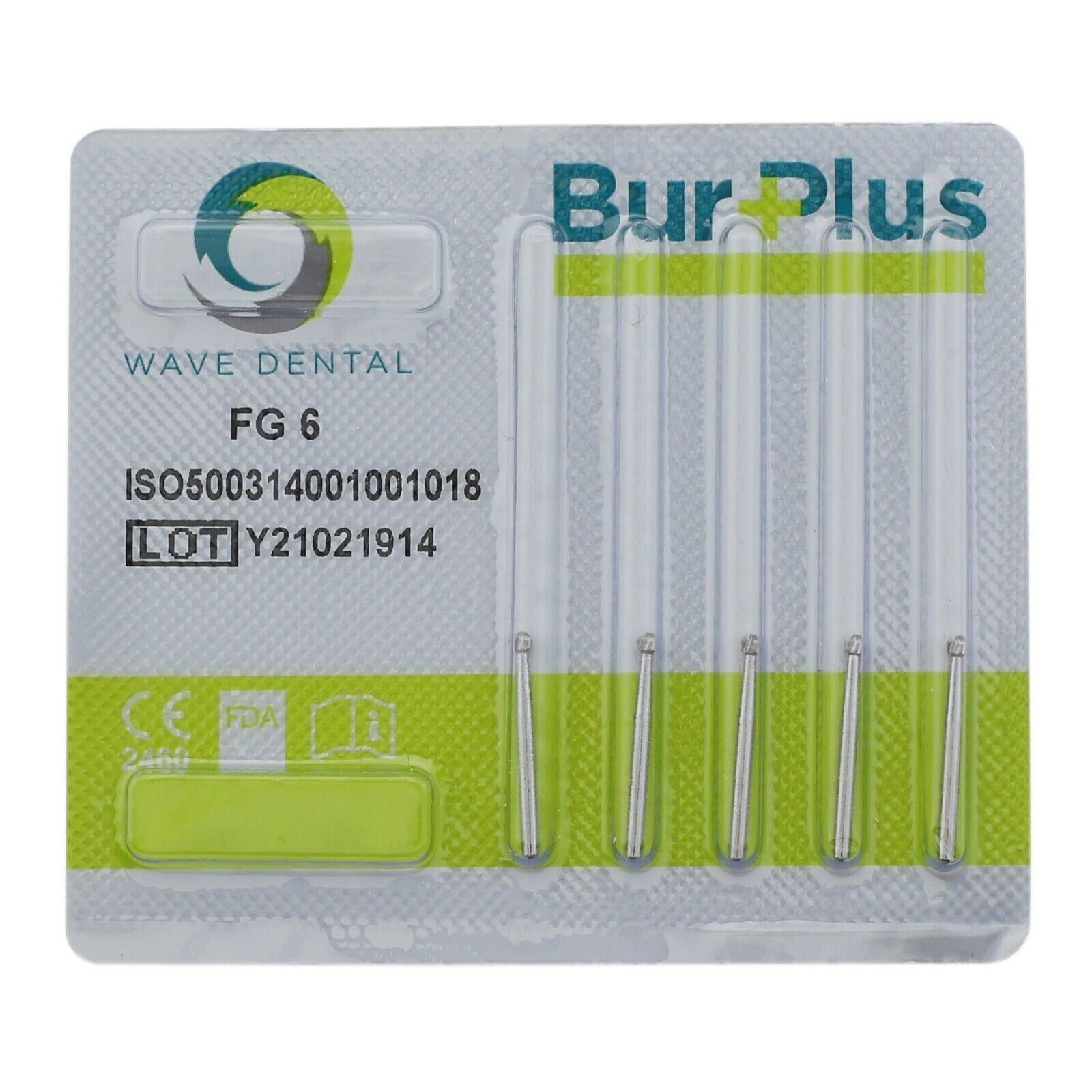 Wave Dental Tungsten Carbide Bur Friction Grip Round Pear FG 4 6 330 High Speed