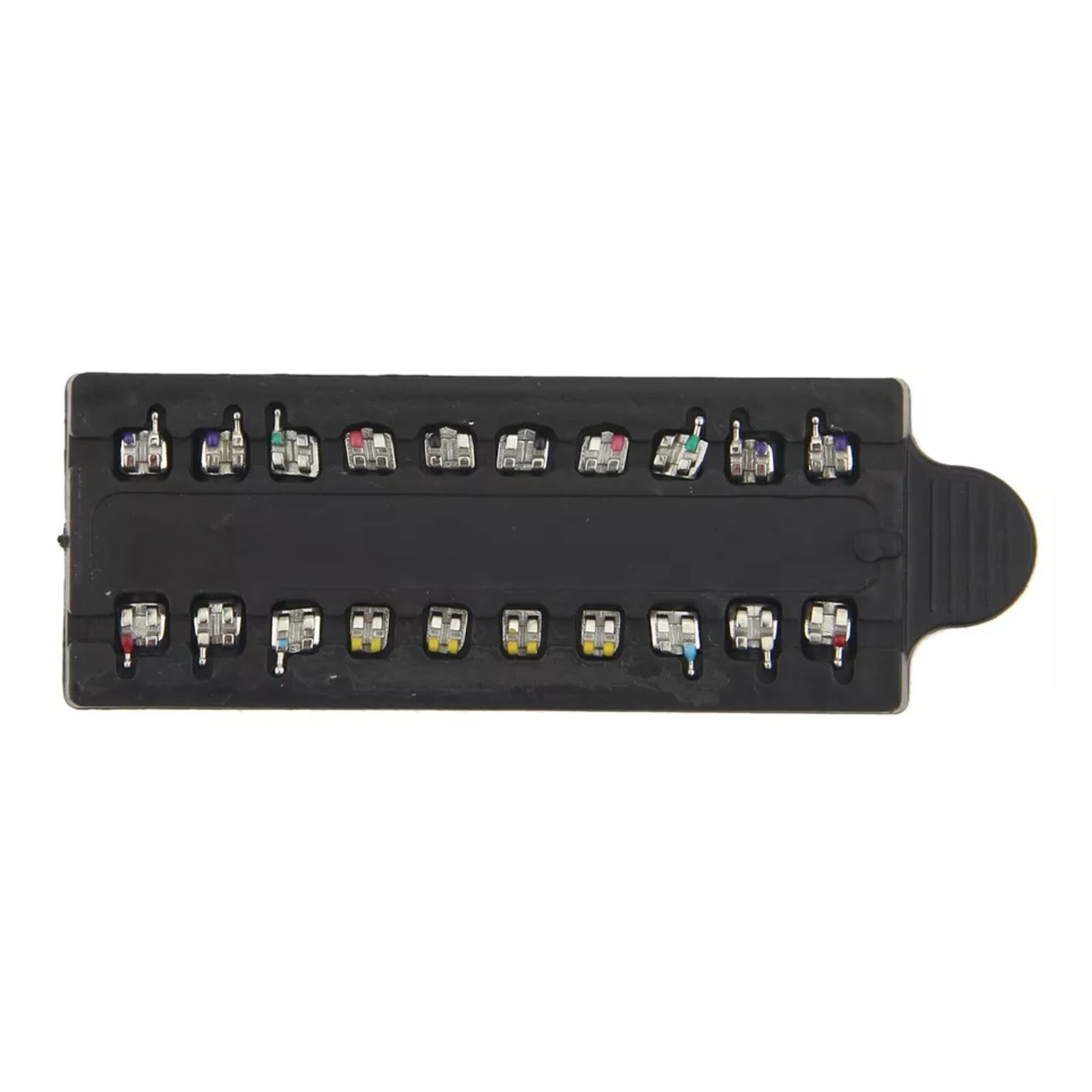 Dental Orthodontic Brackets Braces MIM Metal Mini Roth MBT 018 022 345 Hooks