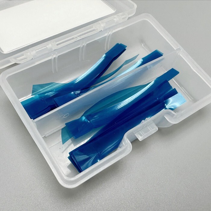 Dental Contoured Anterior Matrix Bands Polyester Blue Strip Restoration Matrices
