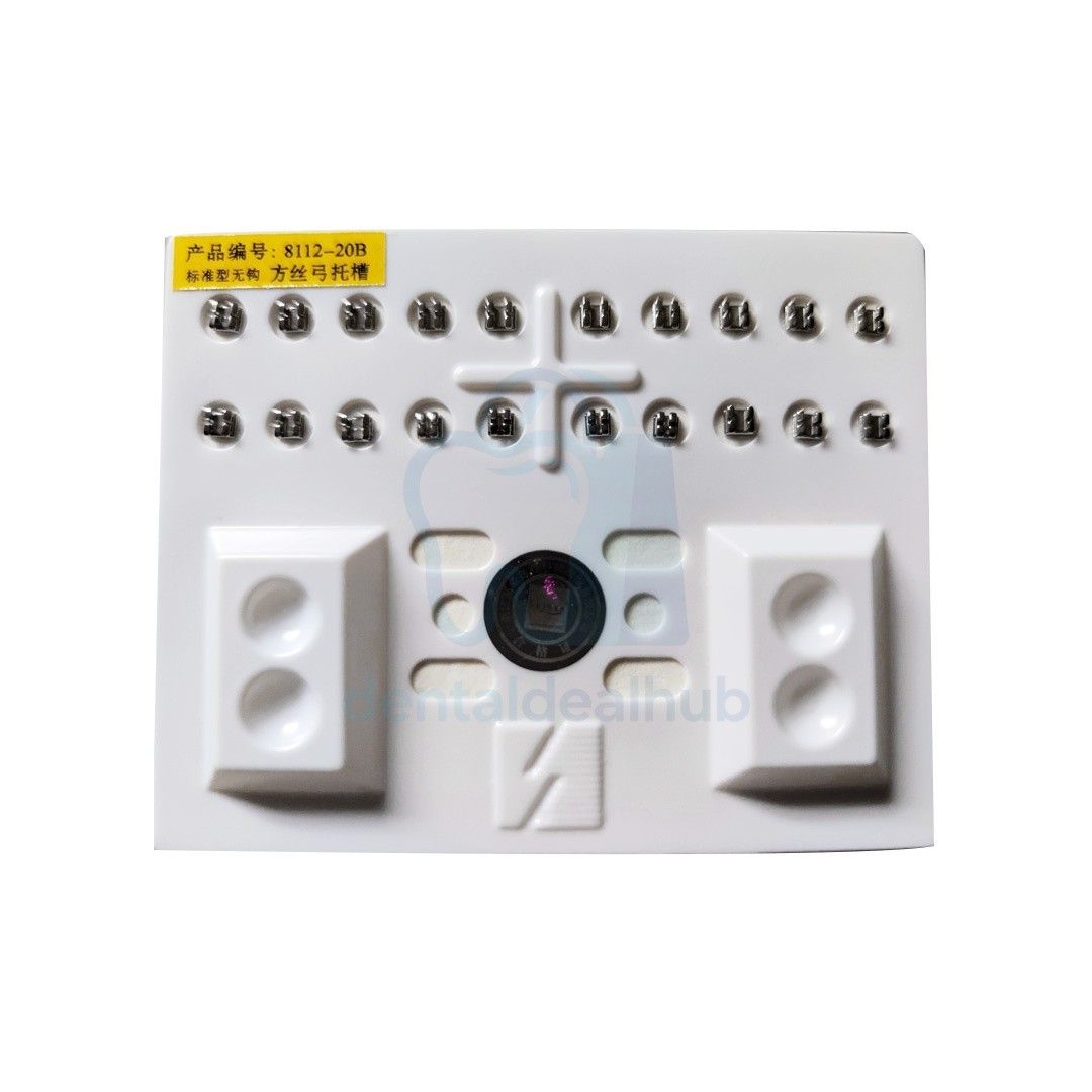 Edgewise Brackets 5-5 with/without Hooks 022 Slot Metal Mesh