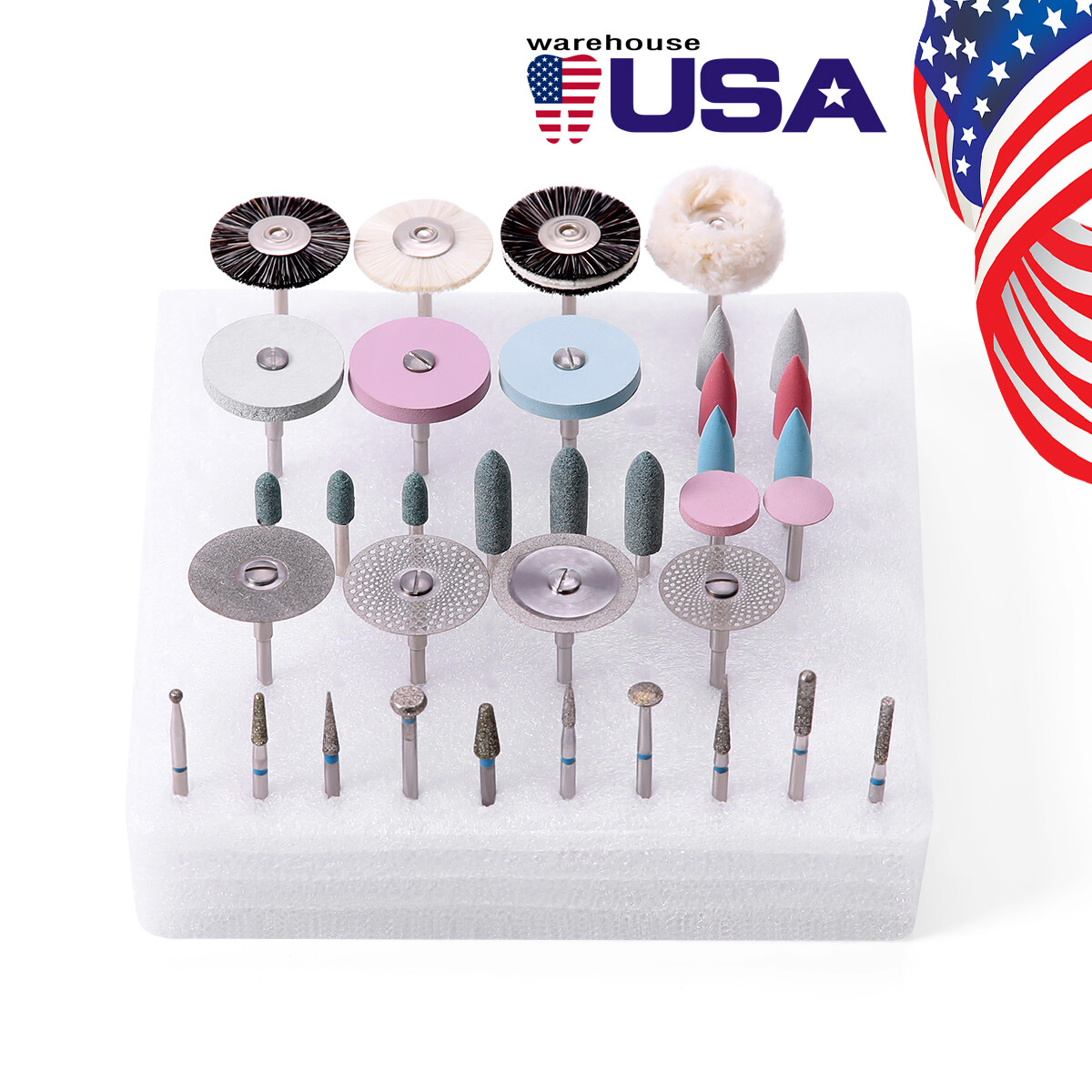 Marathon Dental Lab Electric Micromotor Polishing 35K rpm Handpiece /Polish Bur