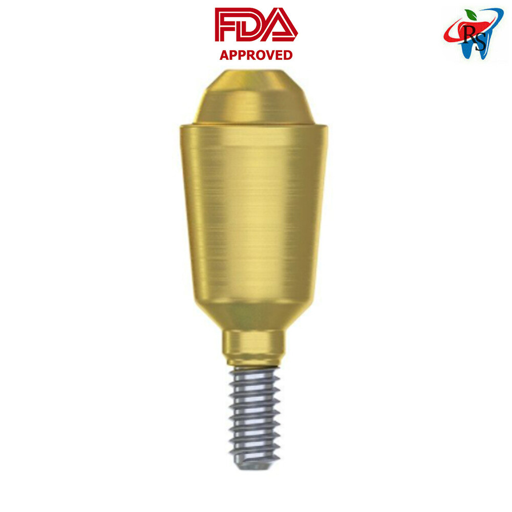 5pcs Straight Multi-Unit 1.6 Standard Int Hex 2.42mm Connection Dental Titanium