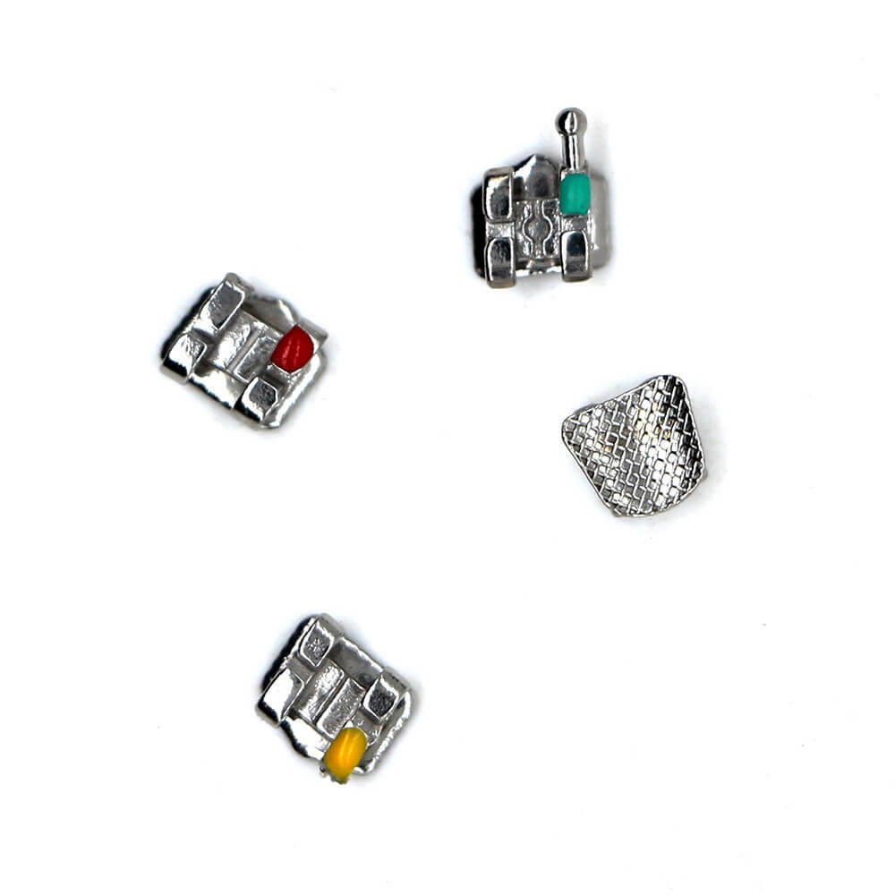 20pcs/pack Dental orthodontic mental bracket brace 8 SIZE work with arch wire CE