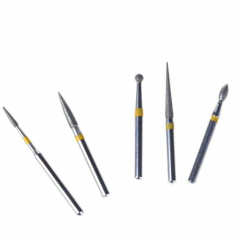 10pc Dental Diamond Burs FG-105 Composite Polishing Kit for High Speed Handpiece