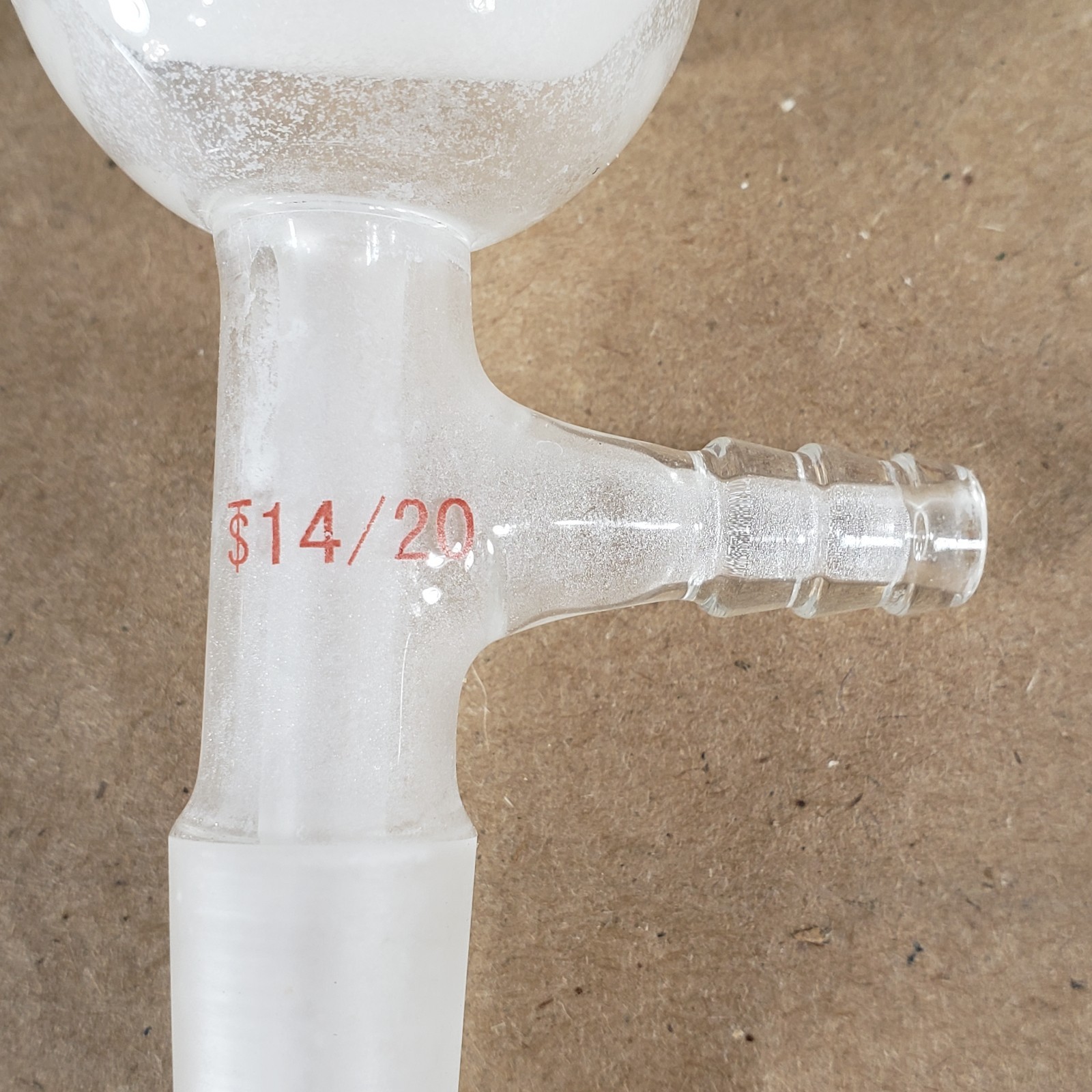 Synthware F363014C Glass Buchner funnel 30mL Coarse Frit Disc 14/20 S/N Joint