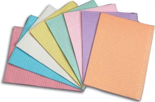Patient Bibs (2+1) or (3+1)Ply Bib Clips DENTAL MEDICAL 13″ x 18″ PACK OF 500