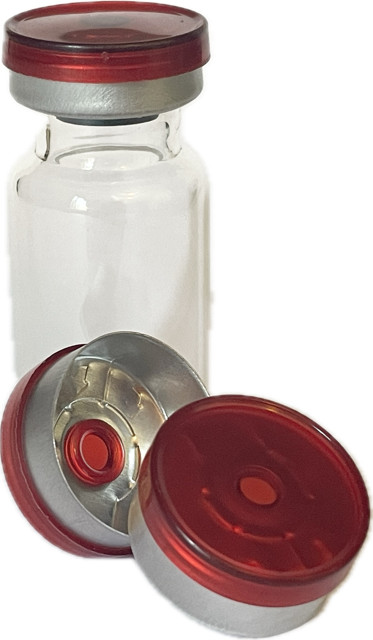 10mL Clear Vials (5) Flip Top Seals (BUYER SEALS W/CRIMPING TOOL NOT INCLUDED)