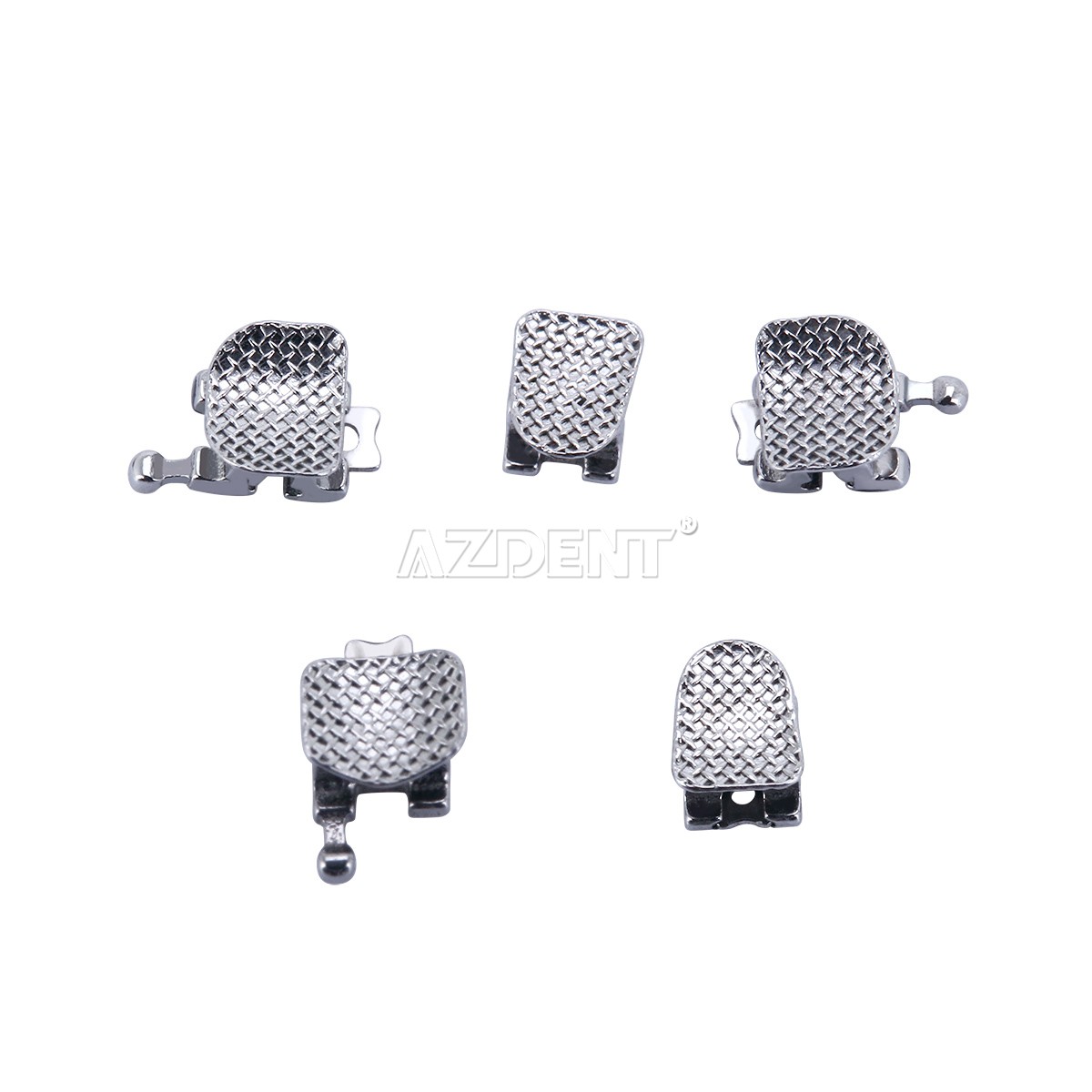 AZDENT Dental Orthodontic Brackets Self-ligating Braces Roth/MBT 022 Hooks 3/345