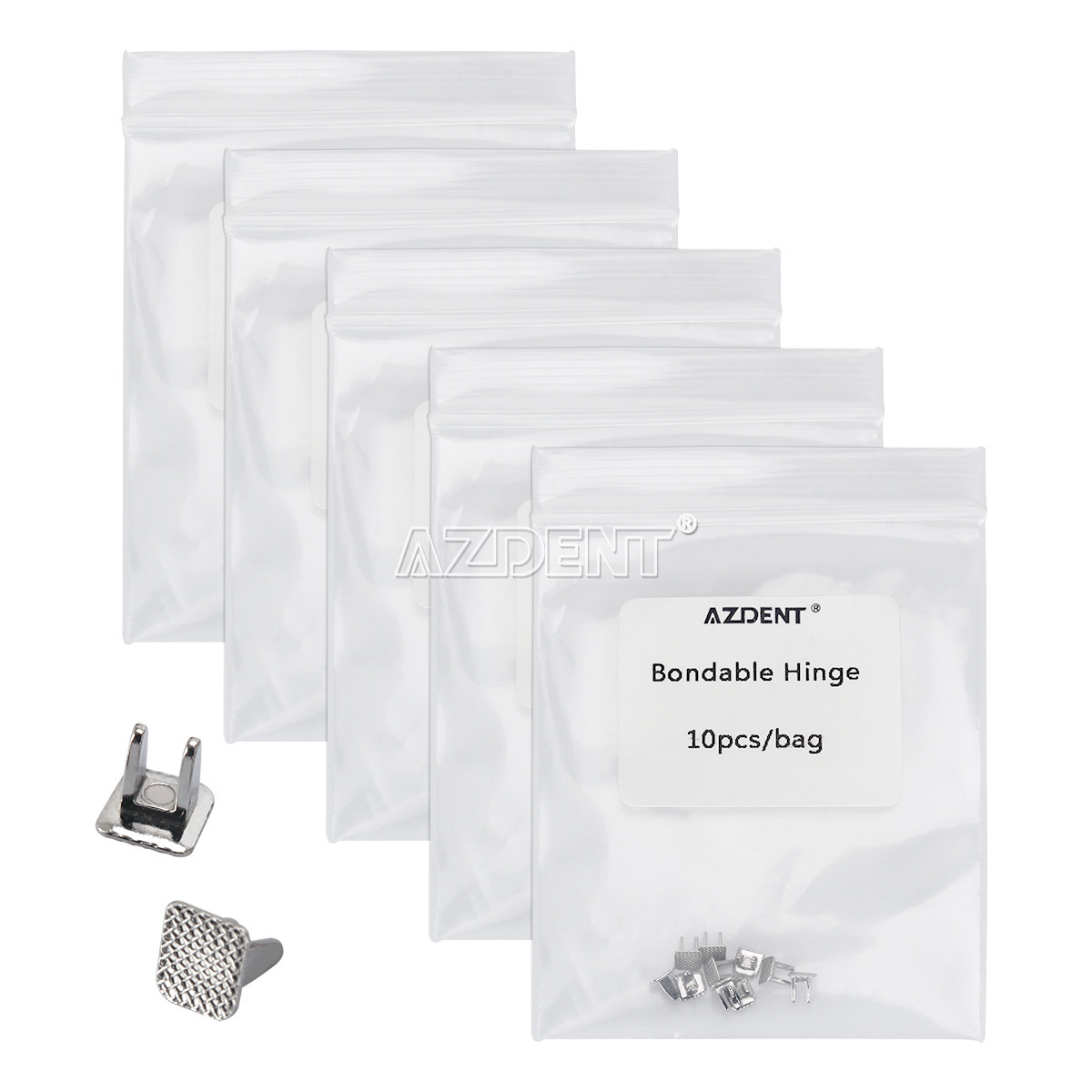 50Pcs Dental Orthodontic Bite Turbos Opener Teeth Tongue Bondable Hinge Button