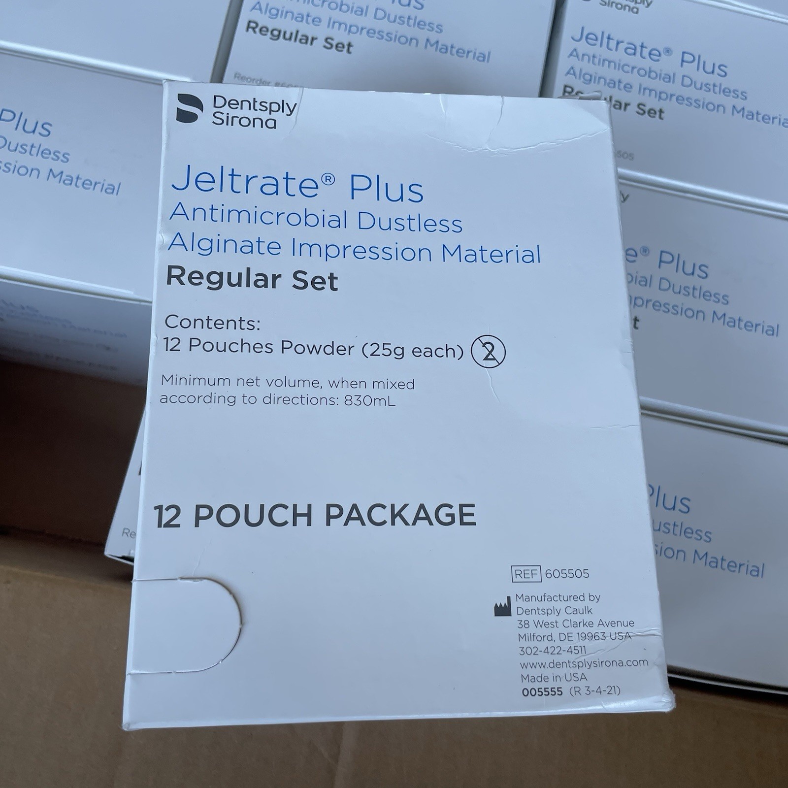 Dentsply Sirona Jelrate Plus Antimicrobial Dustless Alginate Impression Material