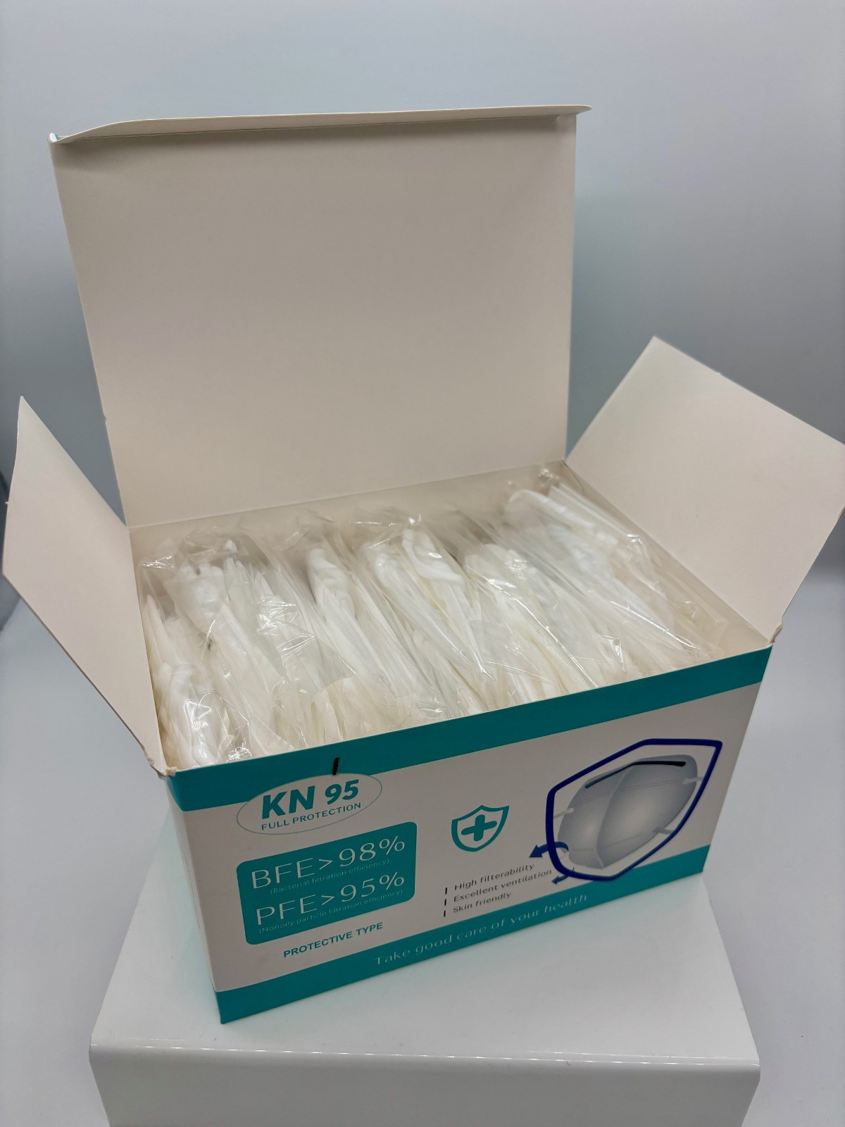 10-50 Pcs KN95 Protective Face Masks BFE 95% Disposable Individually Sealed