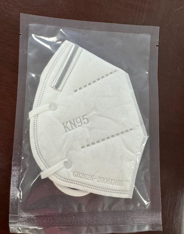 1000 pcs Individually Wrapped White KN95 Face Masks
