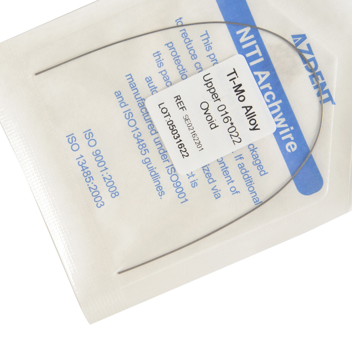 AZDENT Dental Orthodontic TMA Titanium Beta Ti-Mo Alloy Rectangular Arch Wires