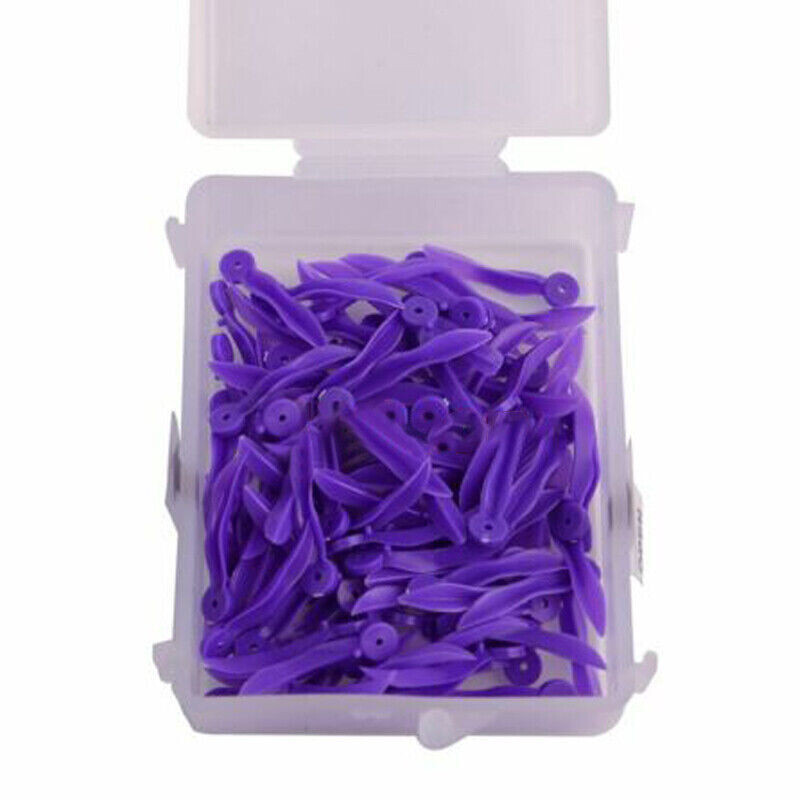 100Pcs/Box Disposable Dental Plastic Wedges Plastic Concave Design Wedge W/ Hole