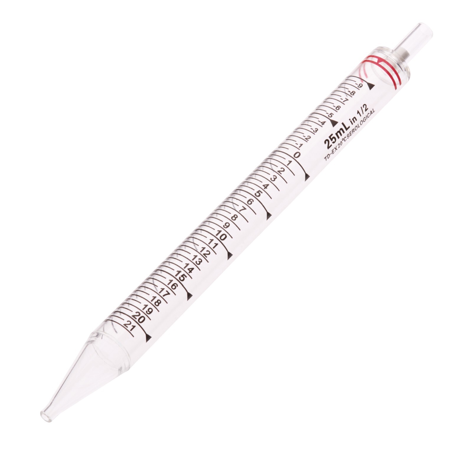 FabLab 25mL Short Serological Pipet, Indiv. Wrap, 100/Case, Sterile, #FL4003