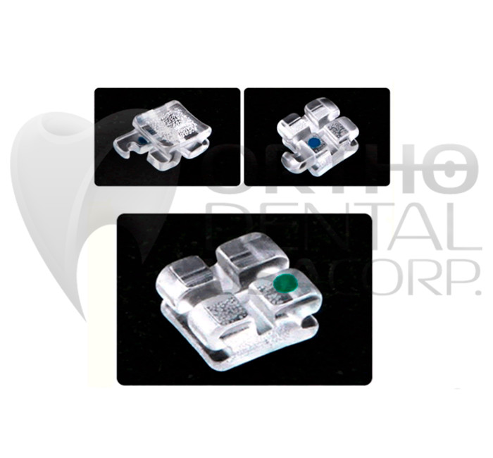 Sapphire Bracket W/H 3, 4, 5 .022″ 20 pcs Seller USA Seller Orthodentalusa Corp