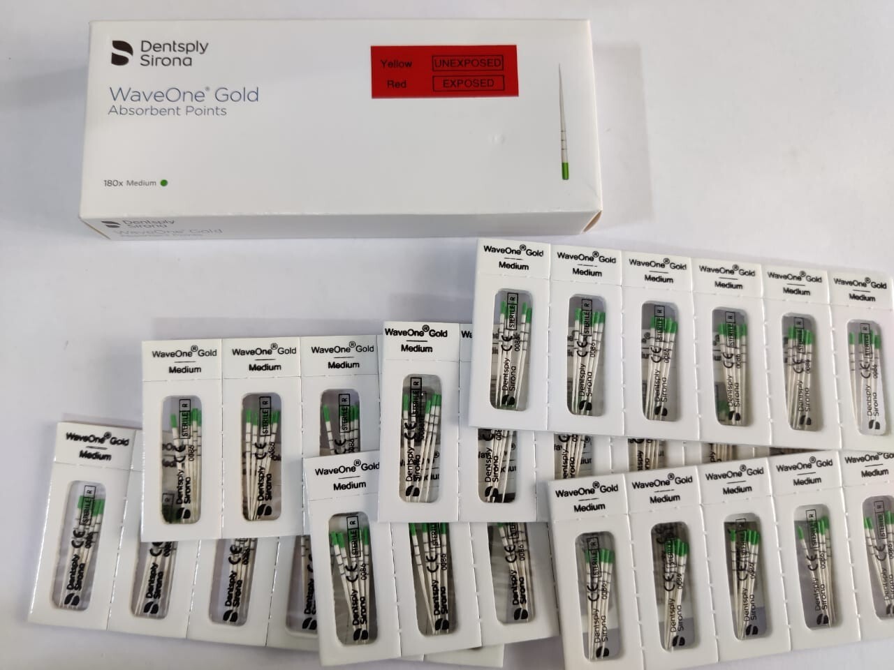 Dentsply Sirona WaveOne Gold Absorbent Paper Points Dental Endodontic Wave One