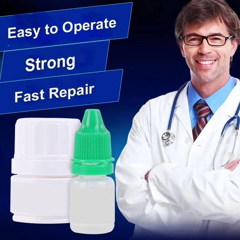 Dental Cement Permanent Tooth Filling Fixation Powder Liquid resin glue teeth