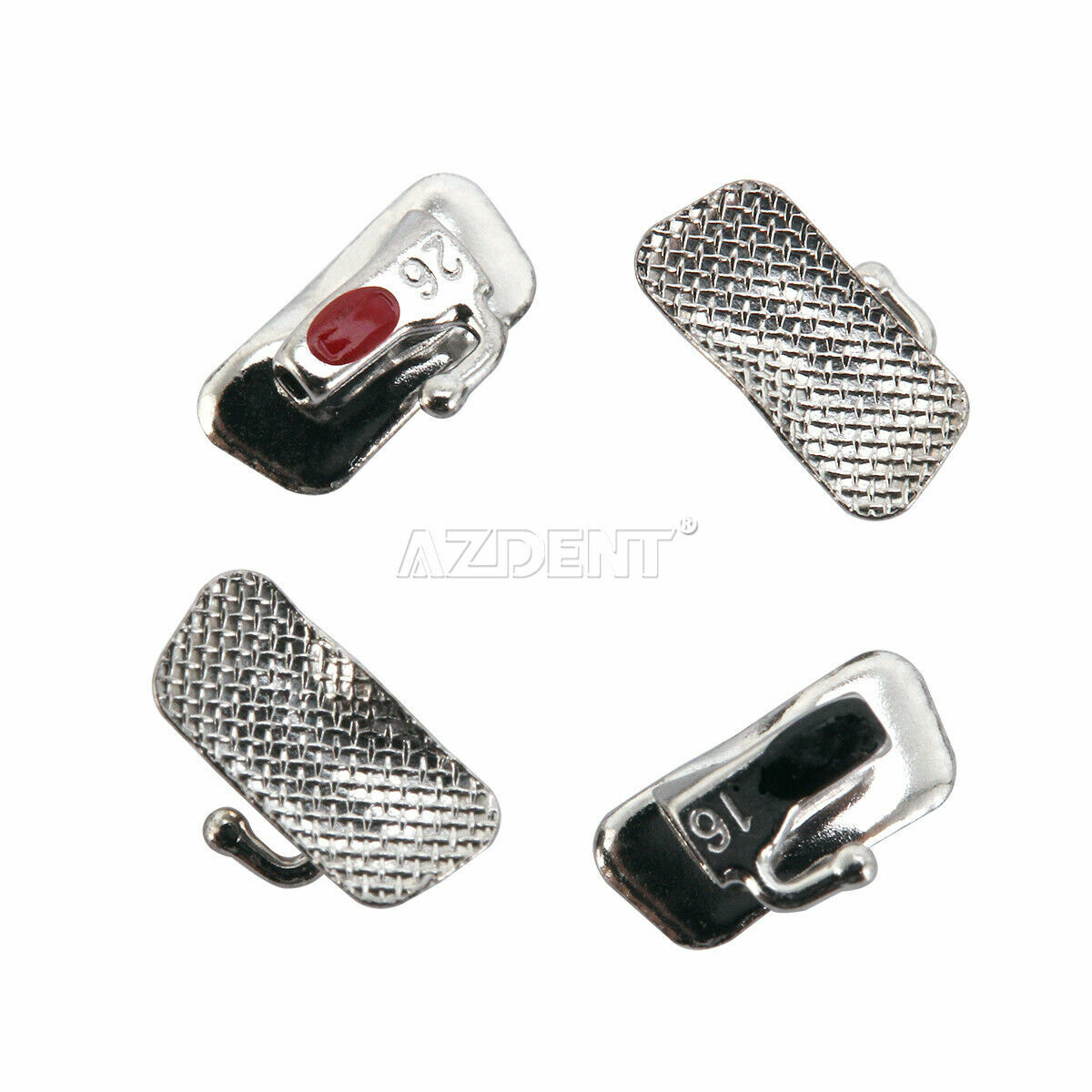 10 Bag AZDENT Dental Orthodontic Buccal Tube Bondable Brackets Non-con 1st Molar