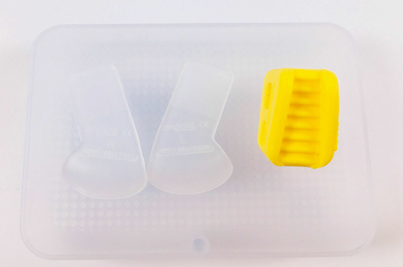Dental Mouth Prop Tongue Guard Right Left Autoclavable 134℃ Bite Block L/M/S
