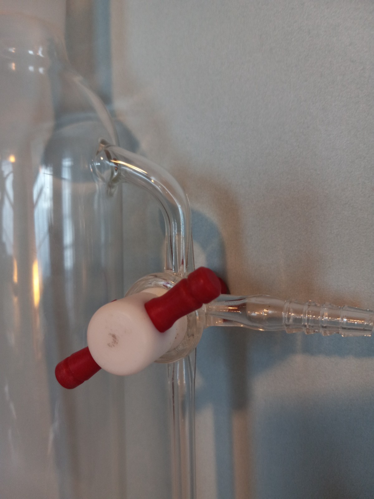 500ml SPPS Solid Phase Peptide Synthesis 29/42 Medium Frit Press Equalized