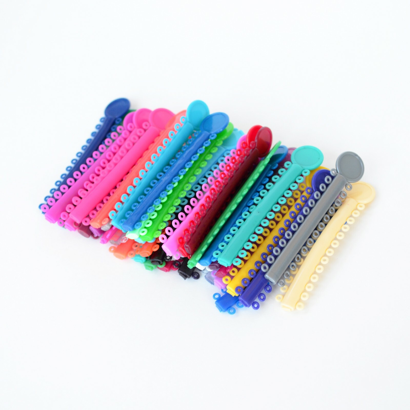 J&J Ortho™ Orthodontic Dental Ligature Ties O-Rings Sorted Color 1040pcs/Pack