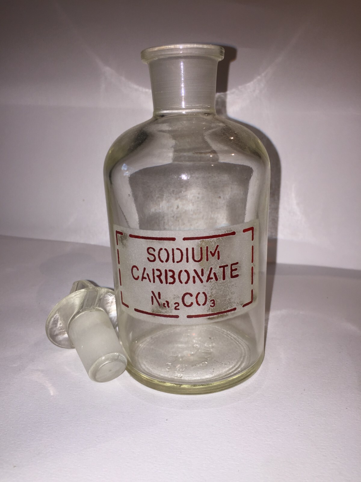 VINTAGE RARE Pyrex reagent bottle w/stopper 250mL Set(3) SEE LABEL CHOICES BELOW
