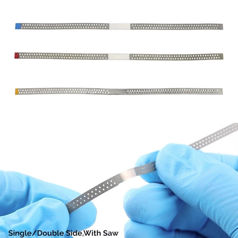 Dental Saw Diamond Strip Orthodontic IPR Fine Finishing Metal Polishing Strips
