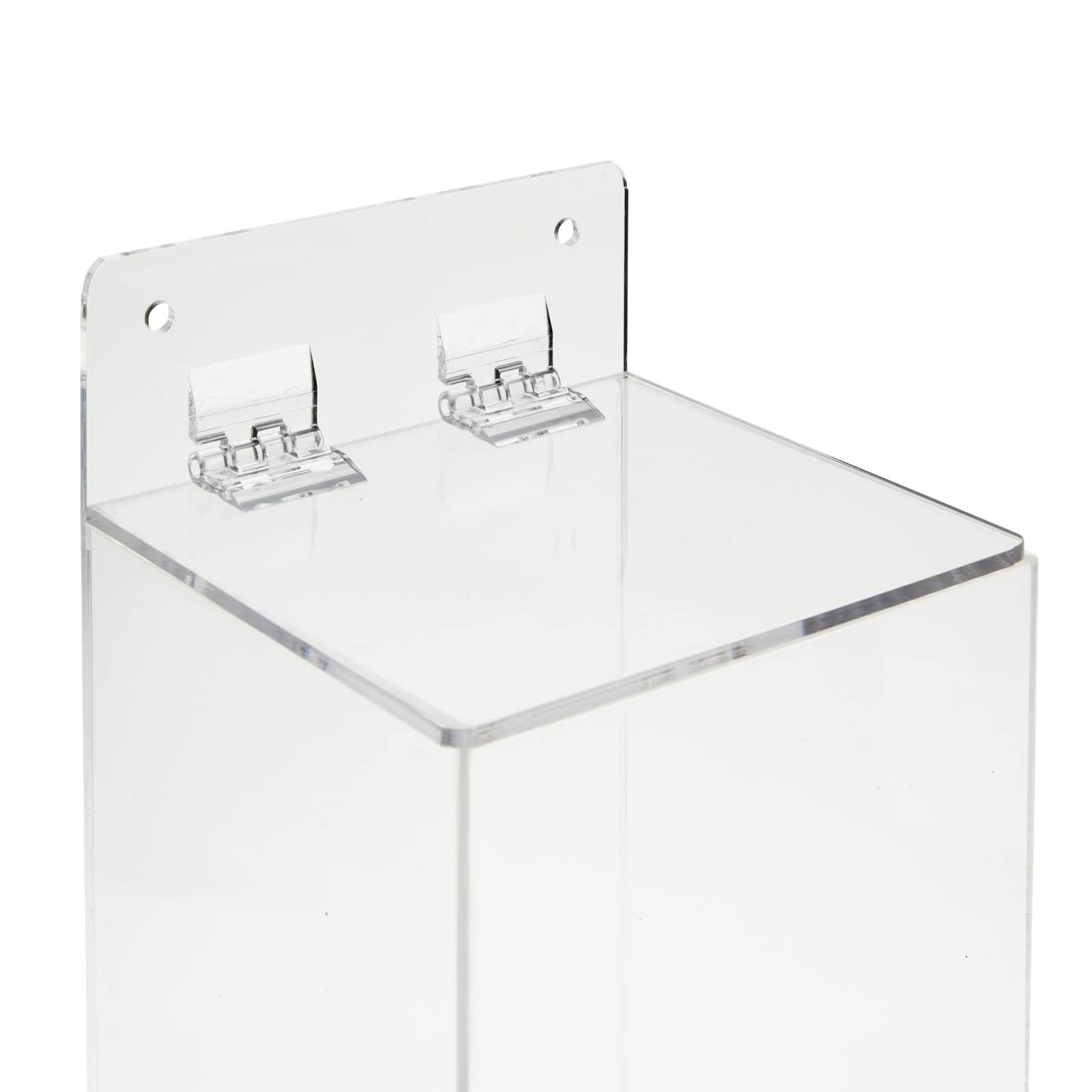 Okuna Outpost Wall Mount Glove Dispenser – 5 x 4.5 x 8.5 In, Clear