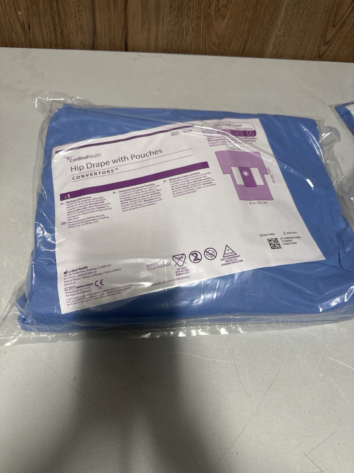 Cardinal Health Hip Drape with Pouches Sterile Surgical Drape New